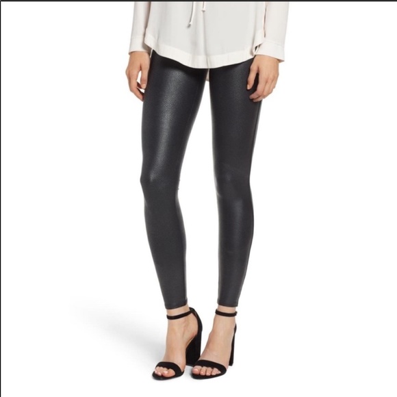 Spanx Faux Leather Croc Leggings - Picture 2 of 5
